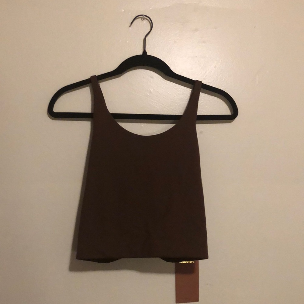 NWT Girlfriend Collective Topanga halter bra